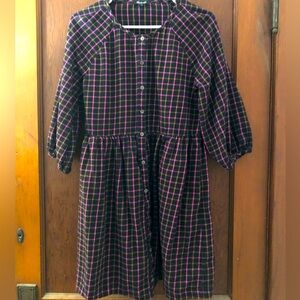 Madewell Flannel Dress